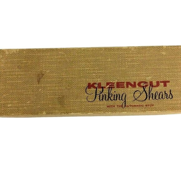 Vintage Kleencut Pinking Shears 7.5 inch With Original Box - Picture 3 of 10
